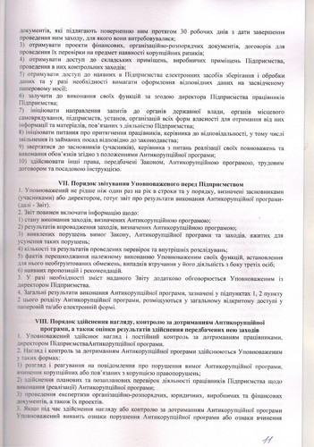 Антикорупційна програма 2021